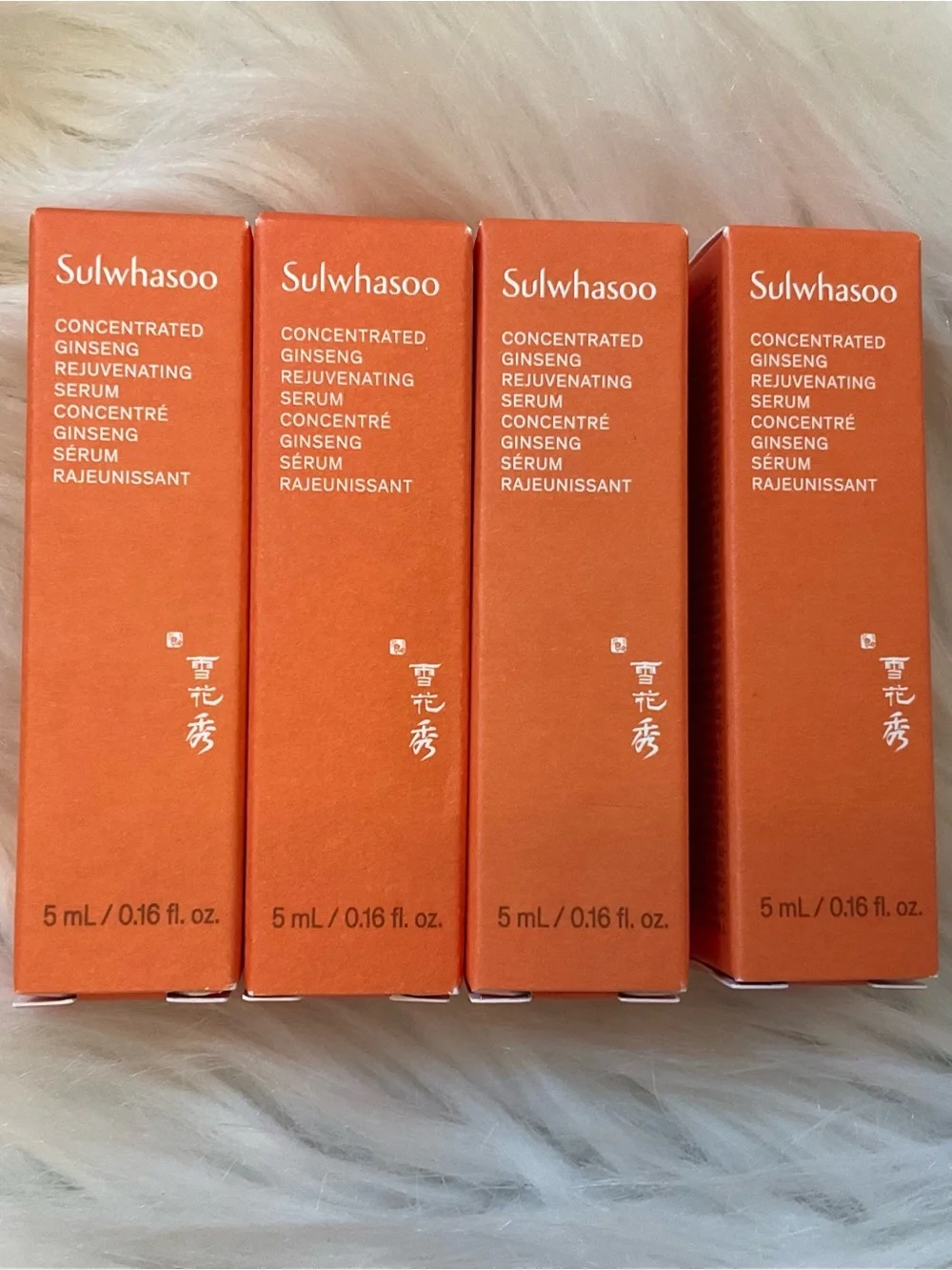 Sulwhasoo Concentrated Ginseng Rejuvenating Serum - New x4